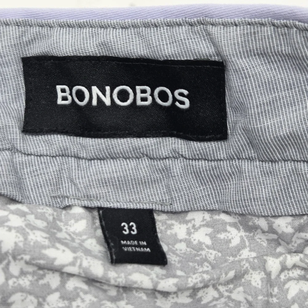 Bonobos Shorts Mens 33 Slim  (Meas 32) Stretch Washed Chino 9